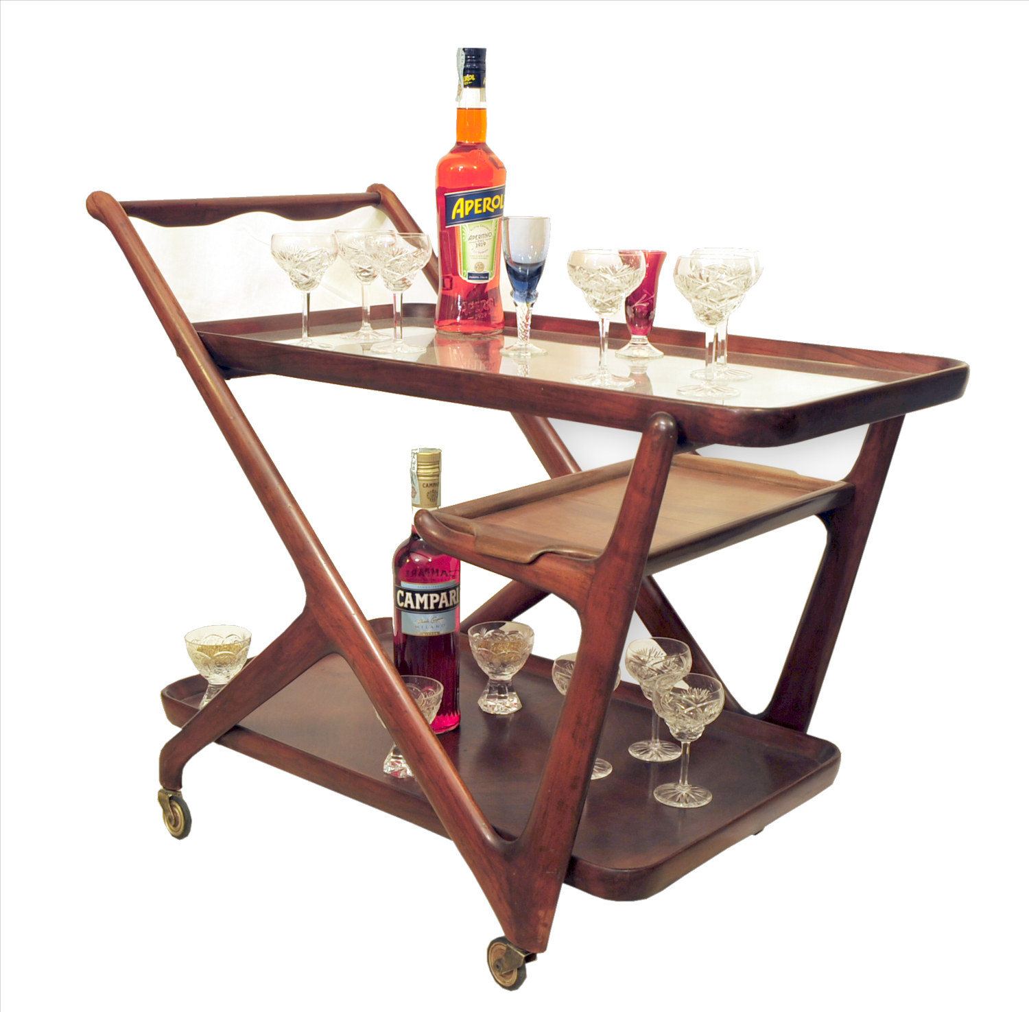 CARRELLO BAR DI CESARE LACCA PER CASSINA