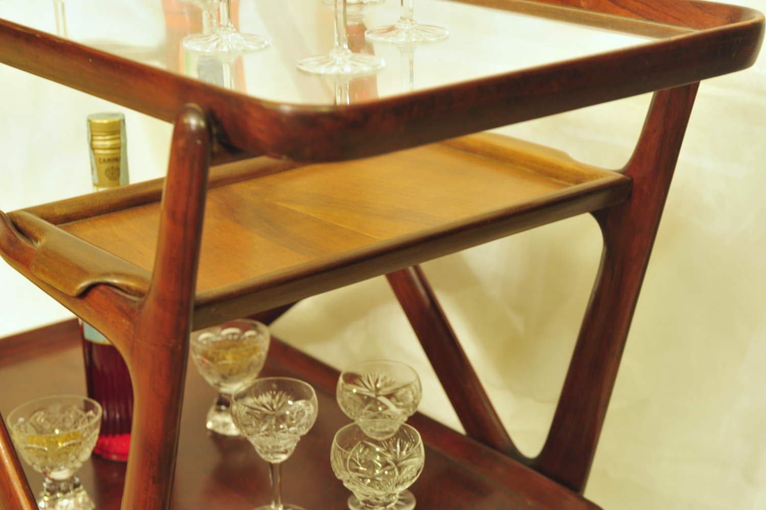 CARRELLO BAR DI CESARE LACCA PER CASSINA - immagine 4